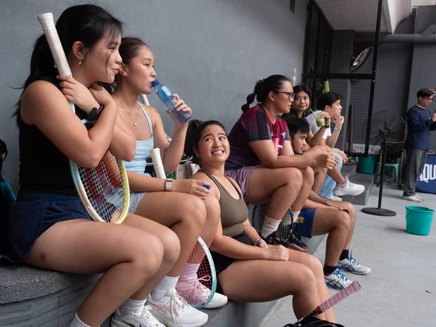 AJT Tennis Club moment