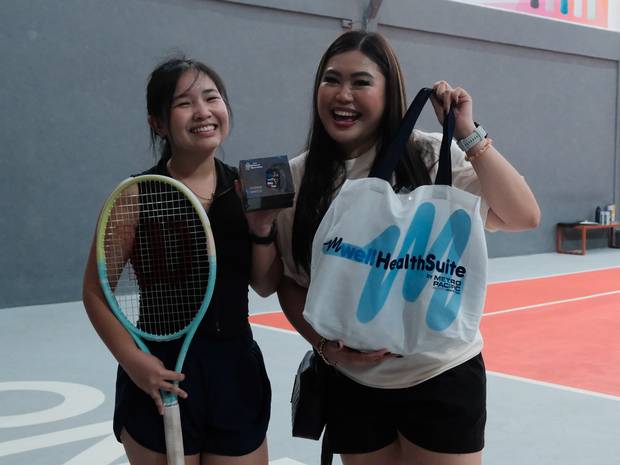 AJT Tennis Club moment